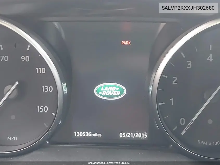 2018 Land Rover Range Rover Evoque Se/Se Premium VIN: SALVP2RXXJH302680 Lot: 45539066