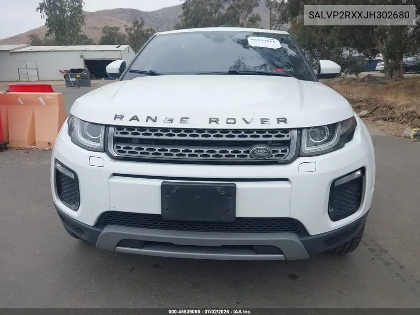 2018 Land Rover Range Rover Evoque Se/Se Premium VIN: SALVP2RXXJH302680 Lot: 45539066