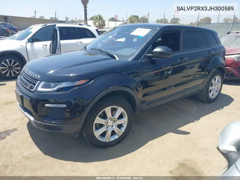 2018 Land Rover Range Rover Evoque Se/Se Premium VIN: SALVP2RX3JH300589 Lot: 45546312