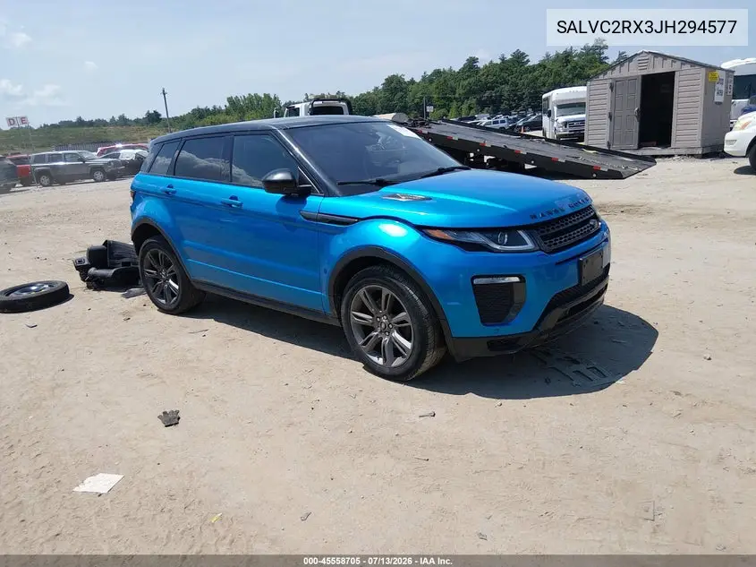 2018 Land Rover Range Rover Evoque Landmark Edition/Se Premium VIN: SALVC2RX3JH294577 Lot: 45558705