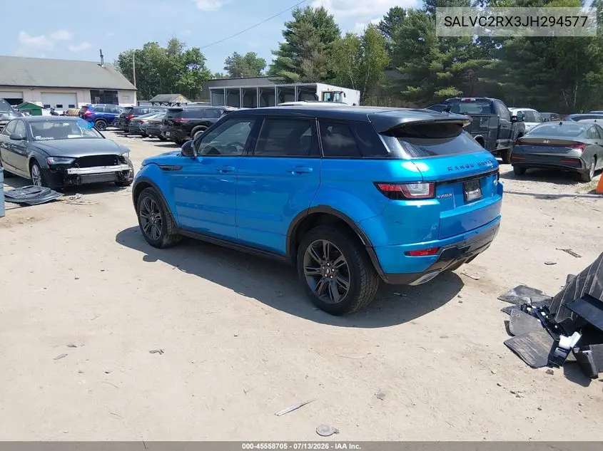 2018 Land Rover Range Rover Evoque Landmark Edition/Se Premium VIN: SALVC2RX3JH294577 Lot: 45558705