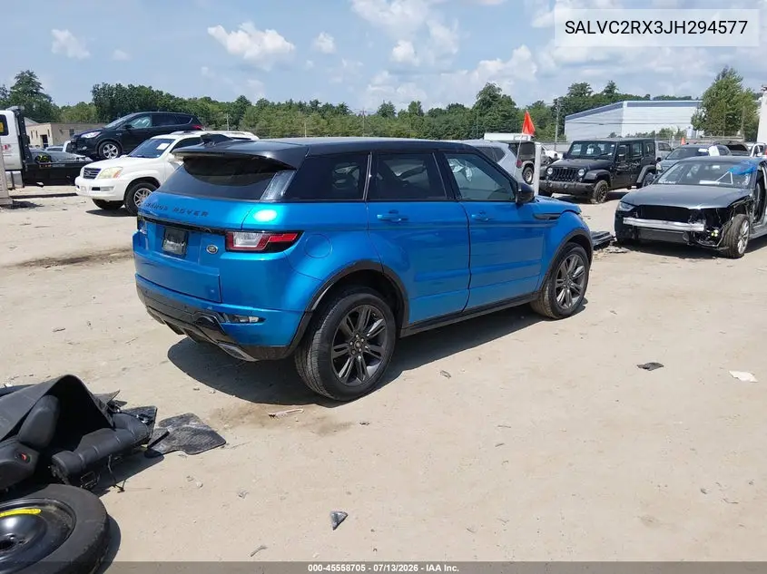 2018 Land Rover Range Rover Evoque Landmark Edition/Se Premium VIN: SALVC2RX3JH294577 Lot: 45558705
