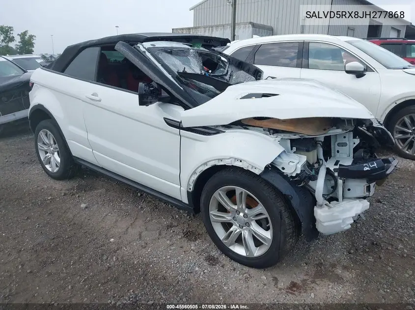 2018 Land Rover Range Rover Evoque Hse Dynamic VIN: SALVD5RX8JH277868 Lot: 45560505