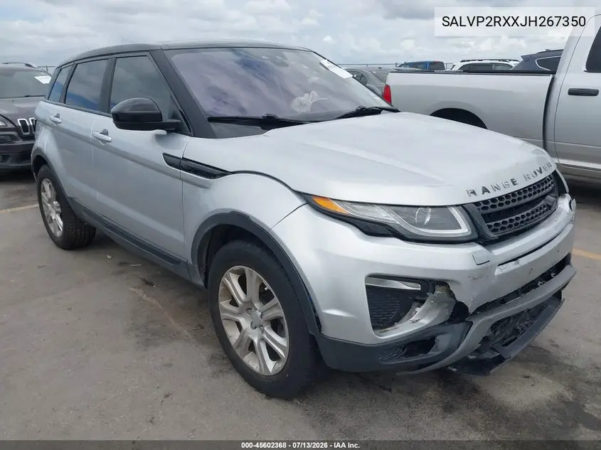 2018 Land Rover Range Rover Evoque Se/Se Premium VIN: SALVP2RXXJH267350 Lot: 45602368