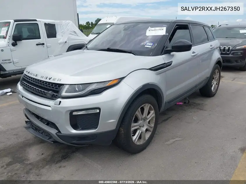 2018 Land Rover Range Rover Evoque Se/Se Premium VIN: SALVP2RXXJH267350 Lot: 45602368