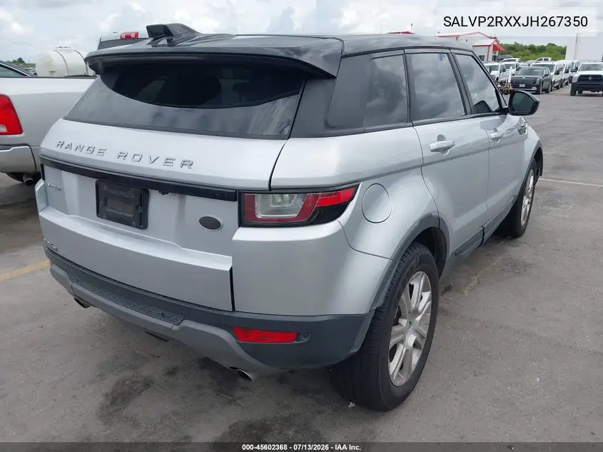 2018 Land Rover Range Rover Evoque Se/Se Premium VIN: SALVP2RXXJH267350 Lot: 45602368