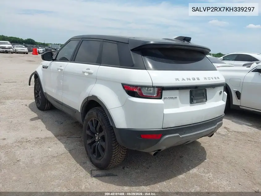 2019 Land Rover Range Rover Evoque Se/Se Premium VIN: SALVP2RX7KH339297 Lot: 45181486