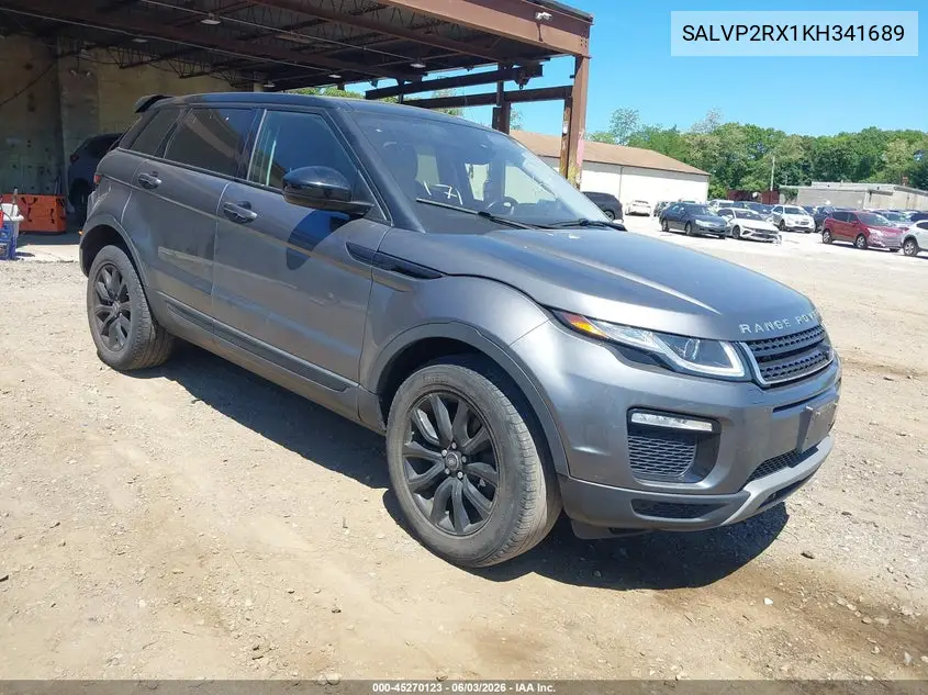2019 Land Rover Range Rover Evoque Se/Se Premium VIN: SALVP2RX1KH341689 Lot: 45270123