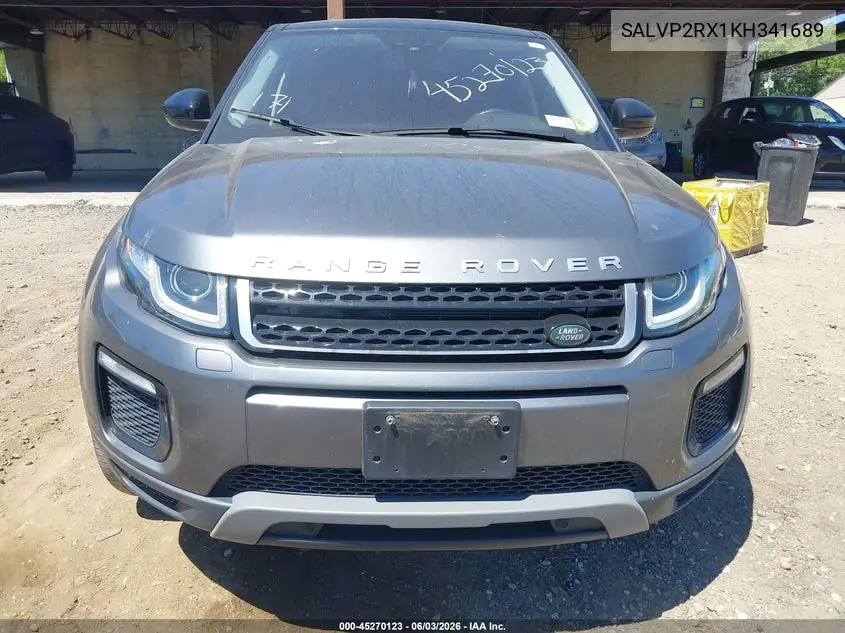 2019 Land Rover Range Rover Evoque Se/Se Premium VIN: SALVP2RX1KH341689 Lot: 45270123
