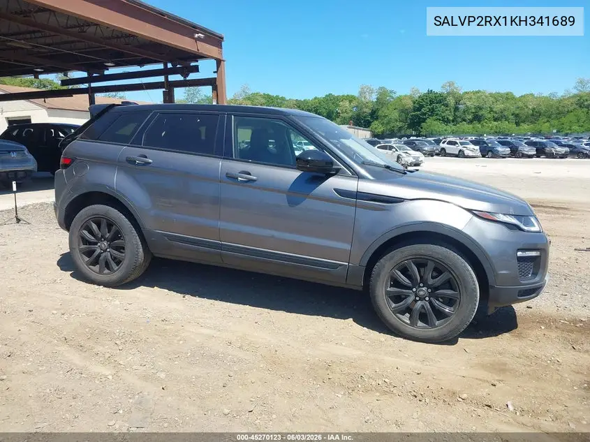 2019 Land Rover Range Rover Evoque Se/Se Premium VIN: SALVP2RX1KH341689 Lot: 45270123