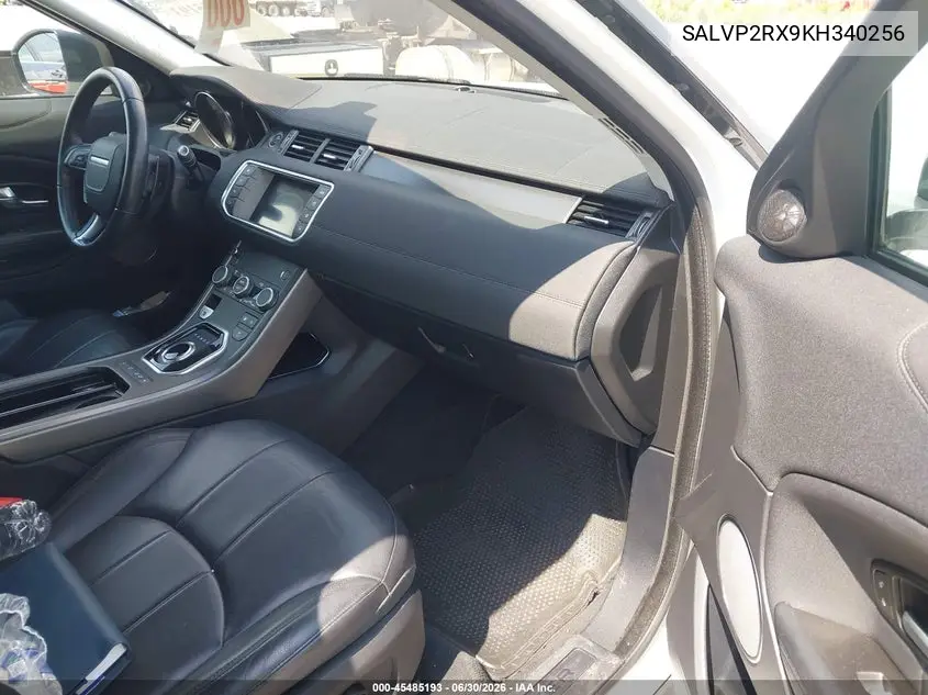 2019 Land Rover Range Rover Evoque Se/Se Premium VIN: SALVP2RX9KH340256 Lot: 45485193
