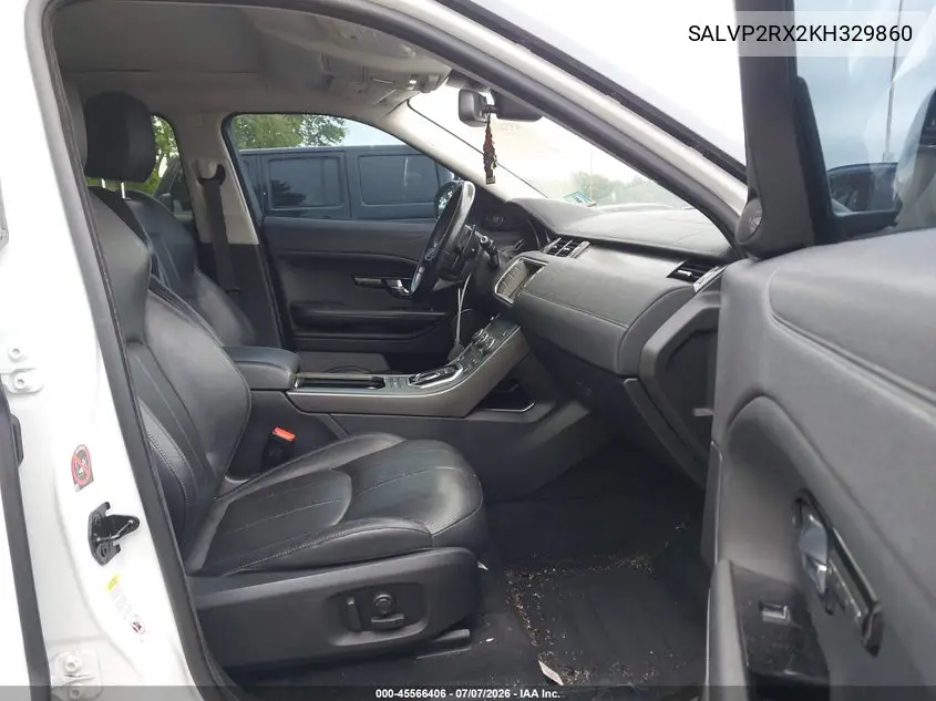 2019 Land Rover Range Rover Evoque Se/Se Premium VIN: SALVP2RX2KH329860 Lot: 45566406
