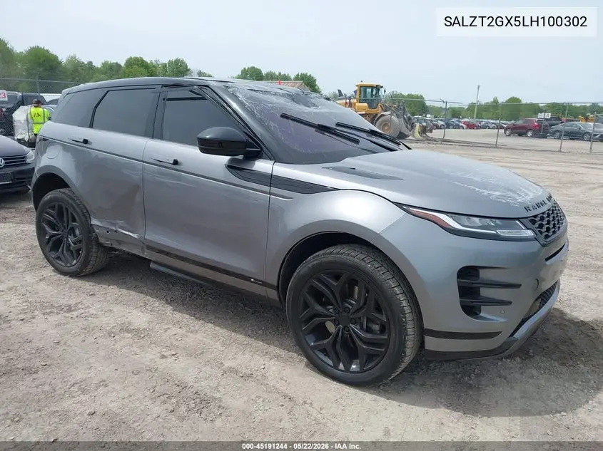 2020 Land Rover Range Rover Evoque R-Dynamic S VIN: SALZT2GX5LH100302 Lot: 45191244