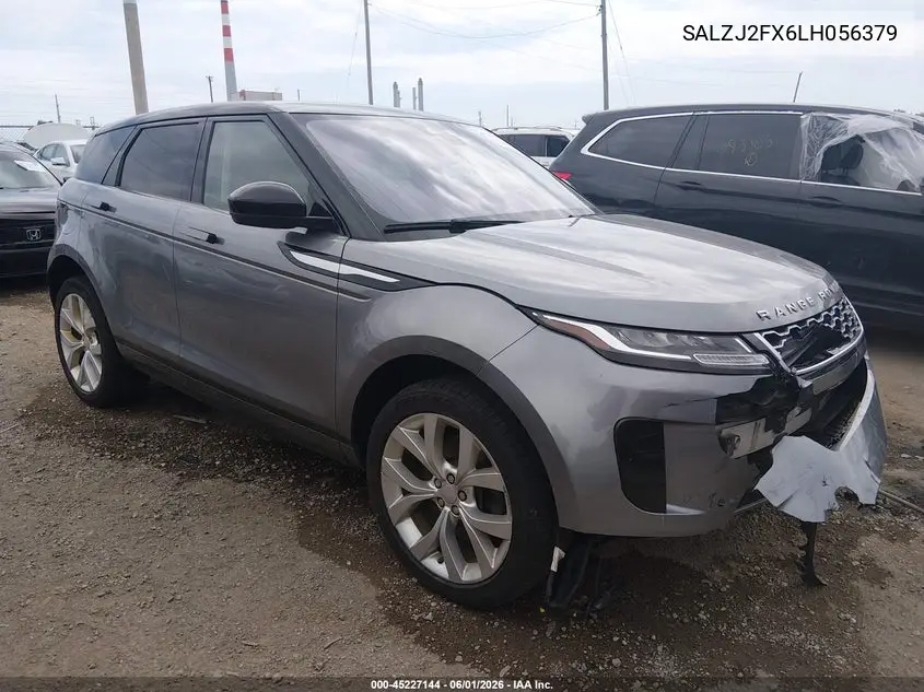 2020 Land Rover Range Rover Evoque S VIN: SALZJ2FX6LH056379 Lot: 45227144