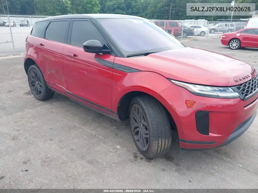 2020 Land Rover Range Rover Evoque S VIN: SALZJ2FX8LH020628 Lot: 45335088