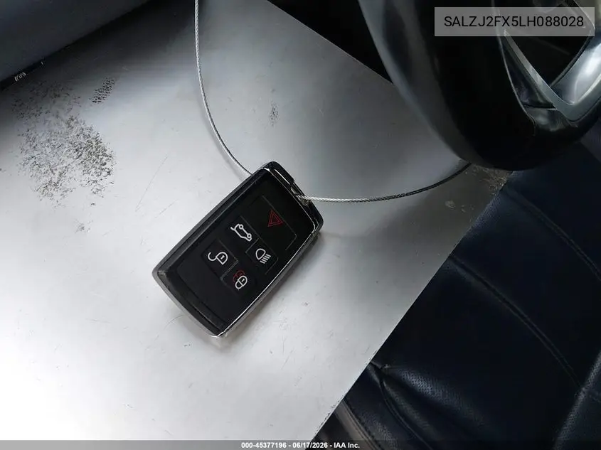 2020 Land Rover Range Rover Evoque S VIN: SALZJ2FX5LH088028 Lot: 45377196