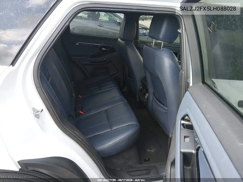 2020 Land Rover Range Rover Evoque S VIN: SALZJ2FX5LH088028 Lot: 45377196