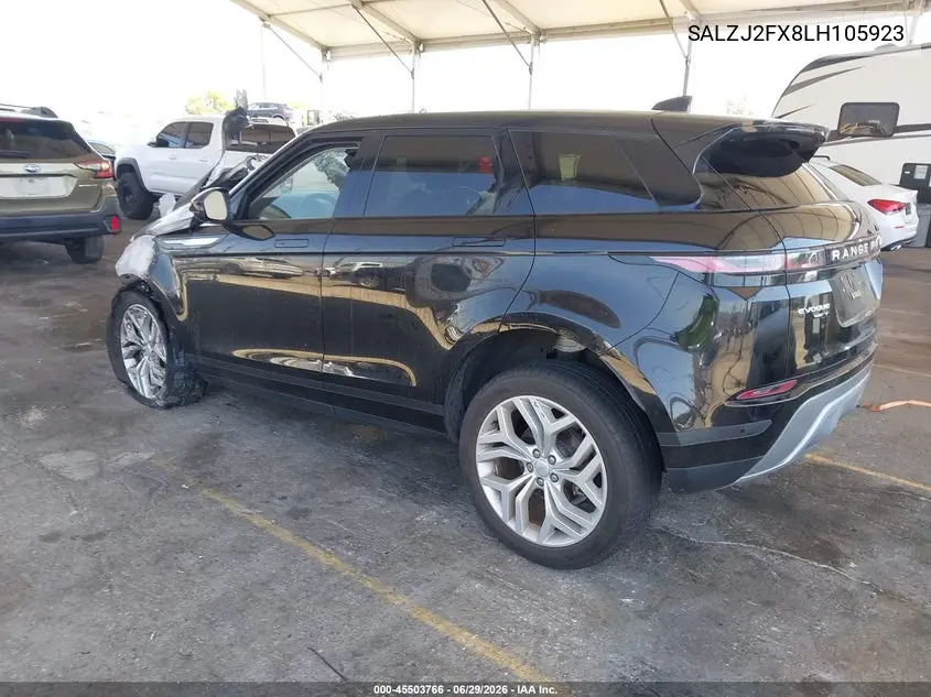 2020 Land Rover Range Rover Evoque S VIN: SALZJ2FX8LH105923 Lot: 45503766