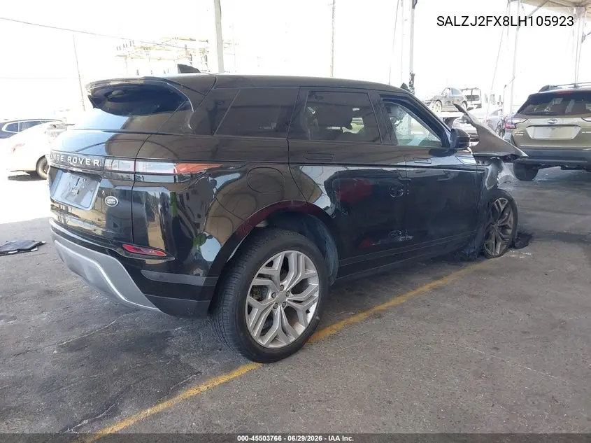 2020 Land Rover Range Rover Evoque S VIN: SALZJ2FX8LH105923 Lot: 45503766