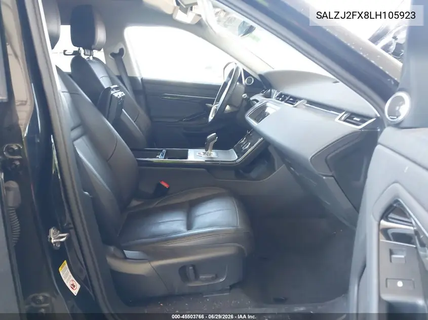 2020 Land Rover Range Rover Evoque S VIN: SALZJ2FX8LH105923 Lot: 45503766