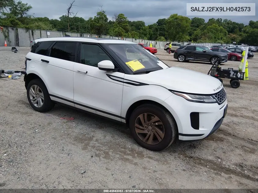 2020 Land Rover Range Rover Evoque S VIN: SALZJ2FX9LH042573 Lot: 45543353