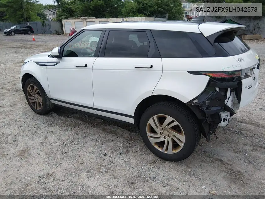 2020 Land Rover Range Rover Evoque S VIN: SALZJ2FX9LH042573 Lot: 45543353