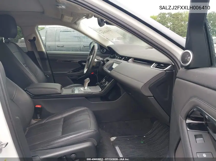 2020 Land Rover Range Rover Evoque S VIN: SALZJ2FXXLH006410 Lot: 45602652