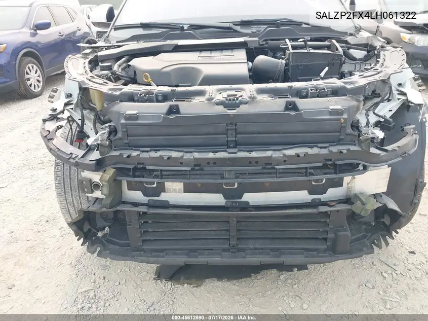 2020 Land Rover Range Rover Evoque Se VIN: SALZP2FX4LH061322 Lot: 45612890