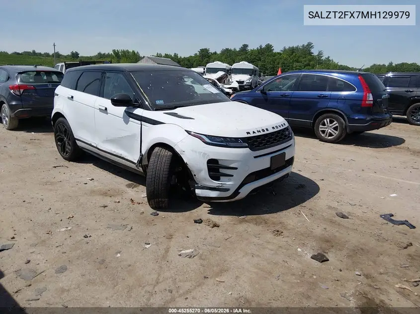 2021 Land Rover Range Rover Evoque R-Dynamic S VIN: SALZT2FX7MH129979 Lot: 45255270
