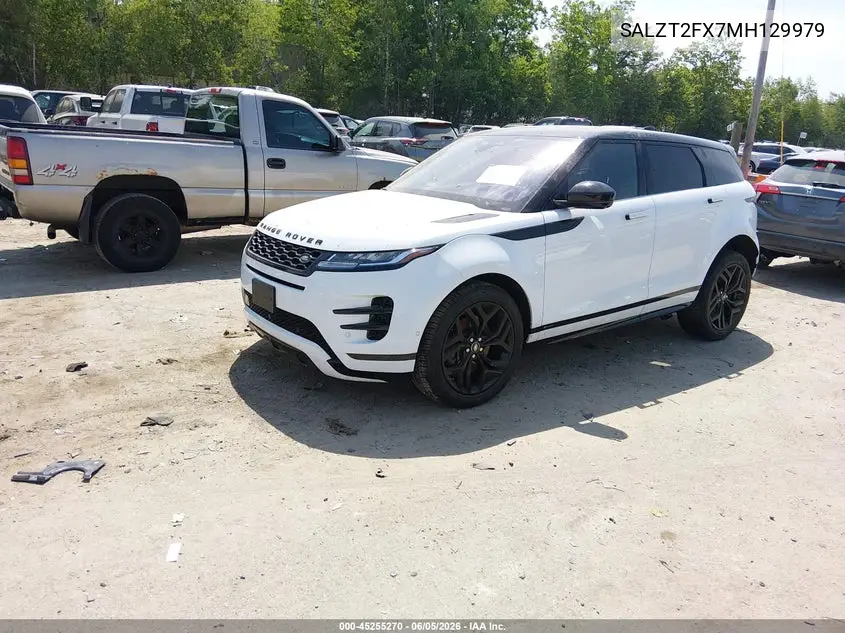 2021 Land Rover Range Rover Evoque R-Dynamic S VIN: SALZT2FX7MH129979 Lot: 45255270