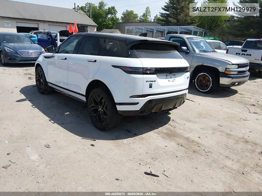 2021 Land Rover Range Rover Evoque R-Dynamic S VIN: SALZT2FX7MH129979 Lot: 45255270
