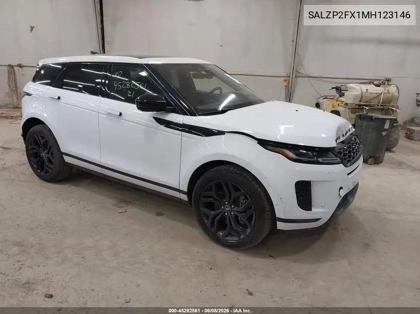 2021 Land Rover Range Rover Evoque Se VIN: SALZP2FX1MH123146 Lot: 45282561