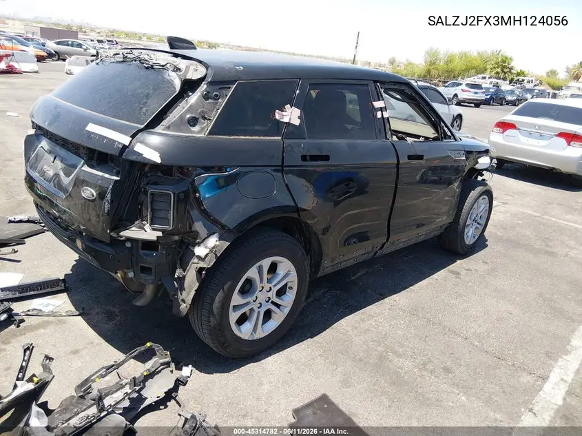 2021 Land Rover Range Rover Evoque S VIN: SALZJ2FX3MH124056 Lot: 45314782