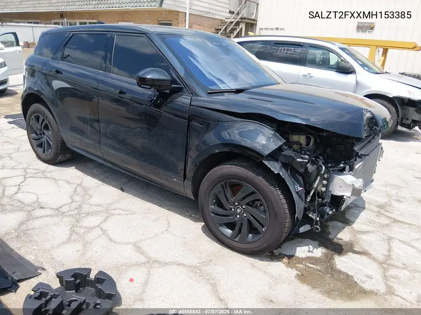 2021 Land Rover Range Rover Evoque R-Dynamic S VIN: SALZT2FXXMH153385 Lot: 45555843
