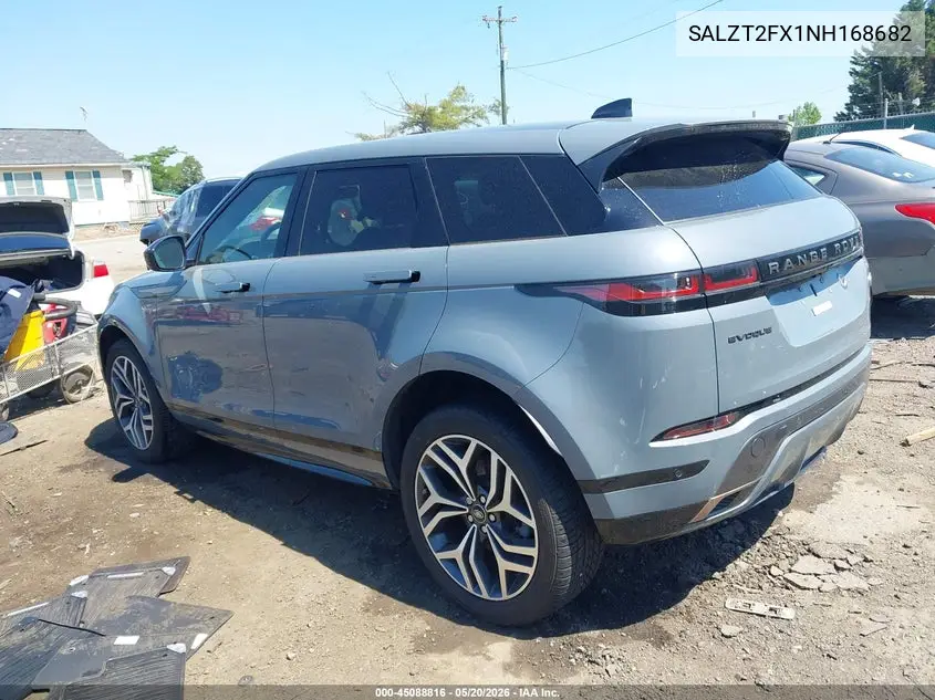 2022 Land Rover Range Rover Evoque R-Dynamic S VIN: SALZT2FX1NH168682 Lot: 45088816