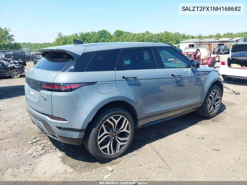 2022 Land Rover Range Rover Evoque R-Dynamic S VIN: SALZT2FX1NH168682 Lot: 45088816