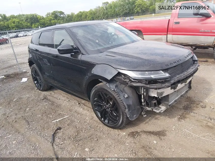 2022 Land Rover Range Rover Evoque R-Dynamic Se VIN: SALZL2FX7NH168962 Lot: 45175034