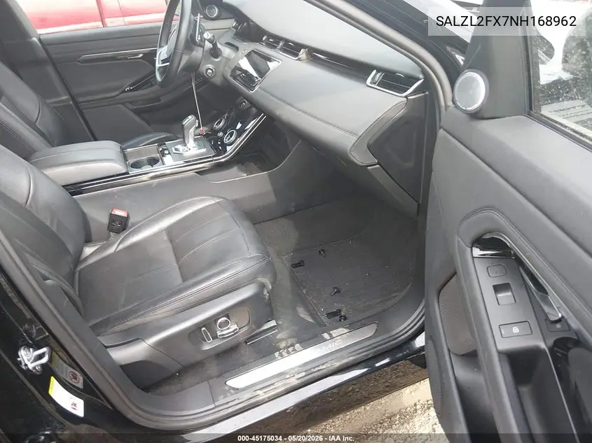 2022 Land Rover Range Rover Evoque R-Dynamic Se VIN: SALZL2FX7NH168962 Lot: 45175034