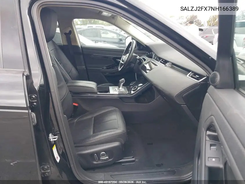 2022 Land Rover Range Rover Evoque S VIN: SALZJ2FX7NH166389 Lot: 45187204