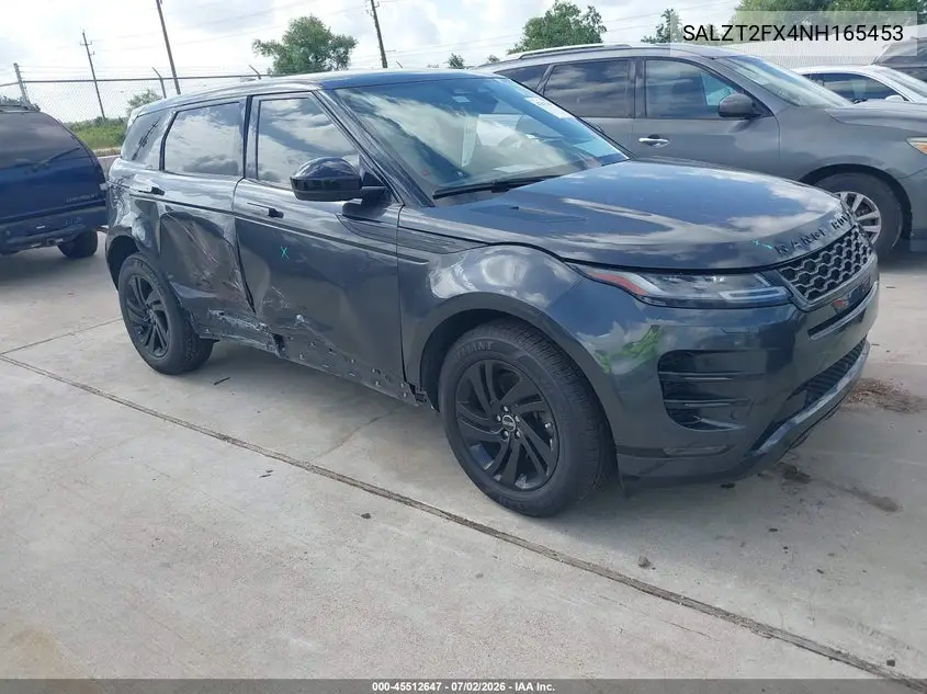 2022 Land Rover Range Rover Evoque R-Dynamic S VIN: SALZT2FX4NH165453 Lot: 45512647