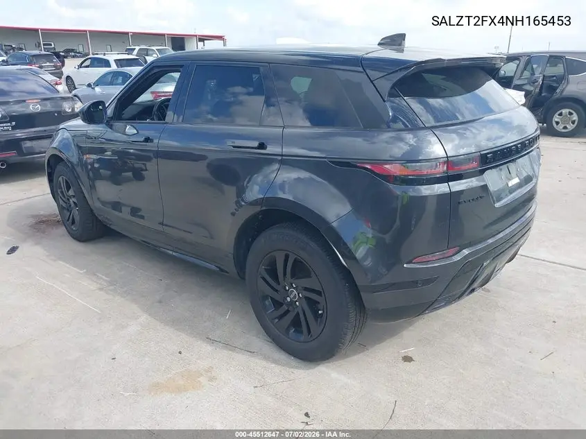 2022 Land Rover Range Rover Evoque R-Dynamic S VIN: SALZT2FX4NH165453 Lot: 45512647