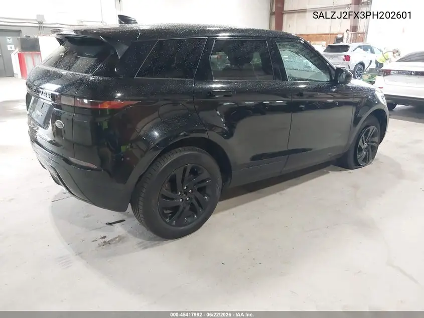 2023 Land Rover Range Rover Evoque S VIN: SALZJ2FX3PH202601 Lot: 45417992
