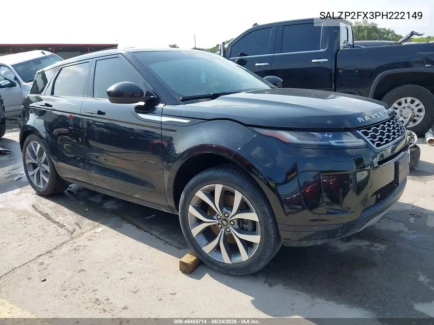 2023 Land Rover Range Rover Evoque Se VIN: SALZP2FX3PH222149 Lot: 45465714