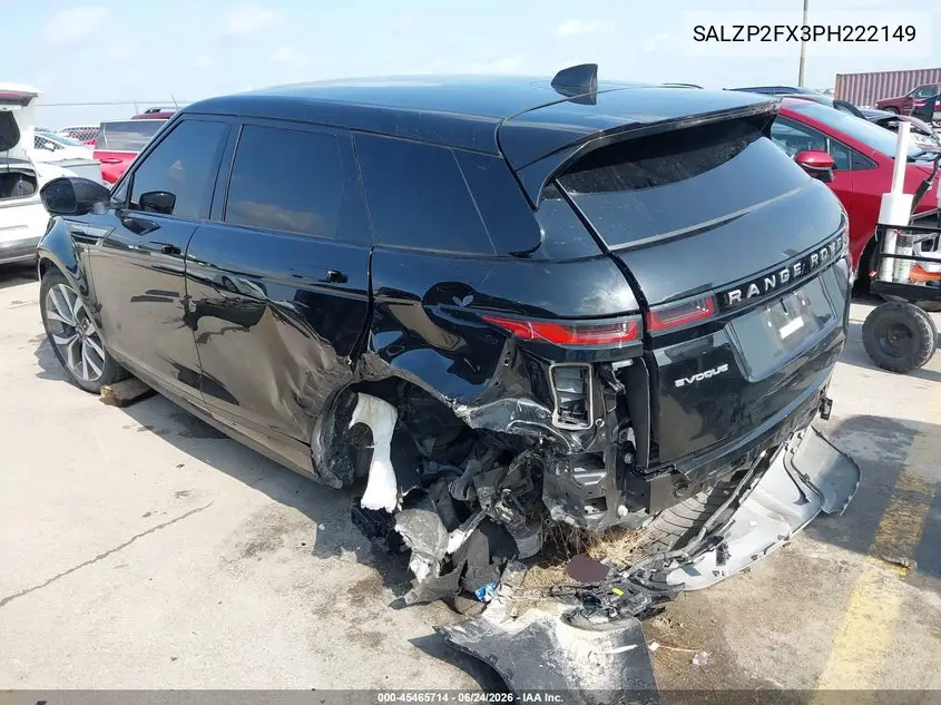 2023 Land Rover Range Rover Evoque Se VIN: SALZP2FX3PH222149 Lot: 45465714