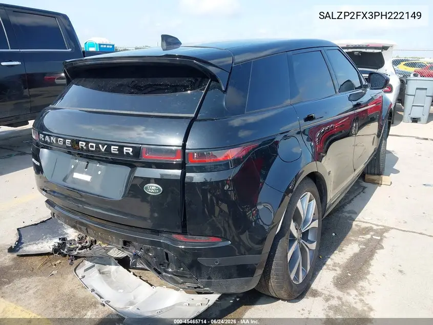 2023 Land Rover Range Rover Evoque Se VIN: SALZP2FX3PH222149 Lot: 45465714