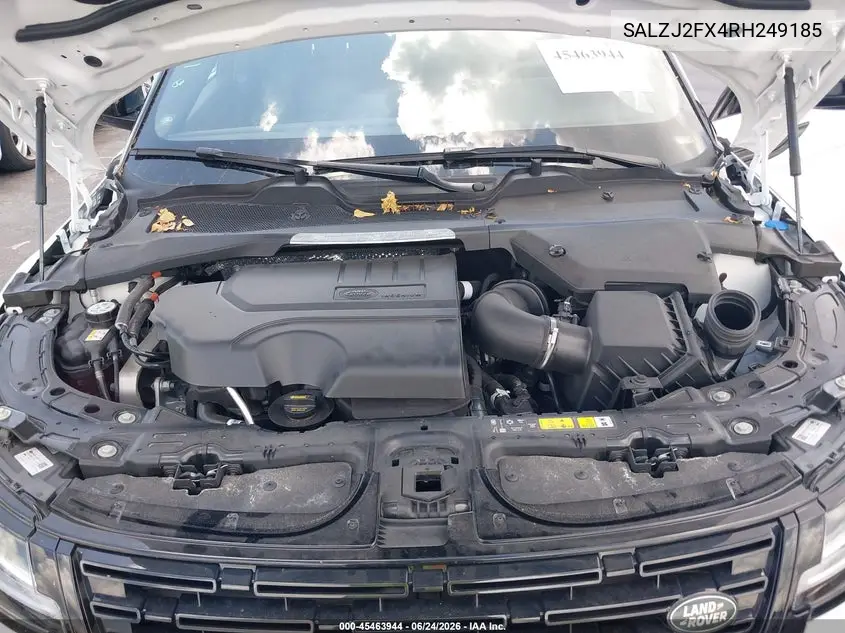 2024 Land Rover Range Rover Evoque Core S VIN: SALZJ2FX4RH249185 Lot: 45463944