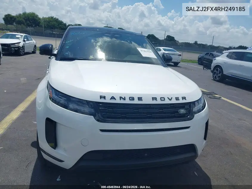 2024 Land Rover Range Rover Evoque Core S VIN: SALZJ2FX4RH249185 Lot: 45463944