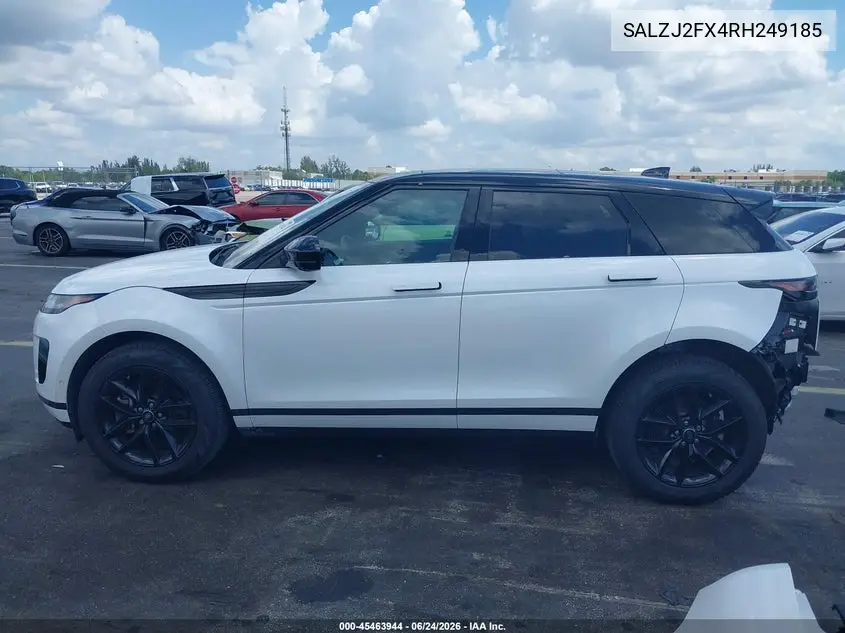 2024 Land Rover Range Rover Evoque Core S VIN: SALZJ2FX4RH249185 Lot: 45463944