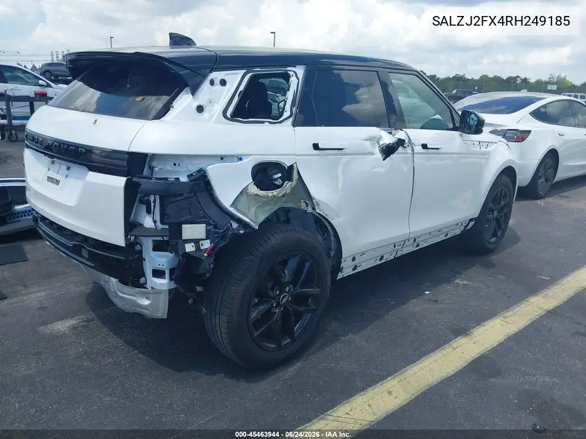 2024 Land Rover Range Rover Evoque Core S VIN: SALZJ2FX4RH249185 Lot: 45463944
