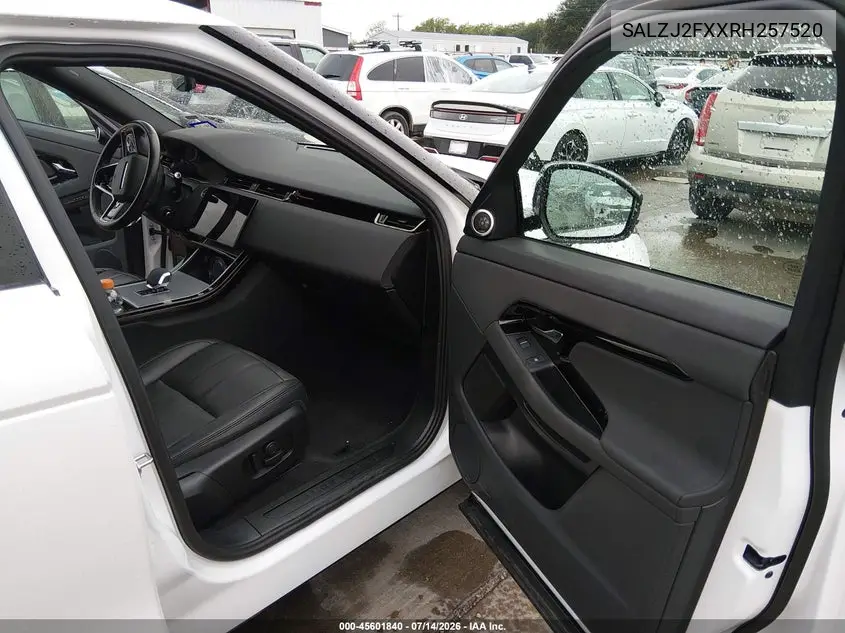 2024 Land Rover Range Rover Evoque Core S VIN: SALZJ2FXXRH257520 Lot: 45601840